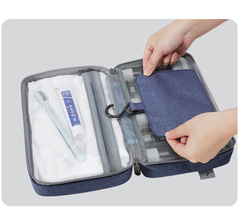 Porta utensílios masculino, à prova d'água, portátil, para armazenamento de produtos de higiene pessoal